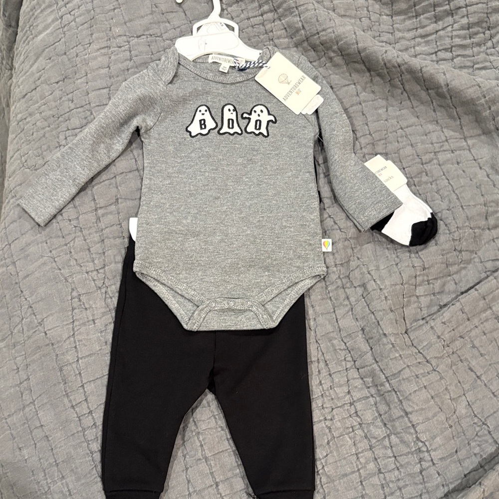 Gray and Black Kids Matching Set